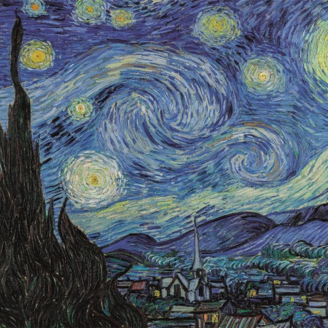 Clementoni Puzzle Muzeum Kolekce: Hvězdná noc 1000 dílků