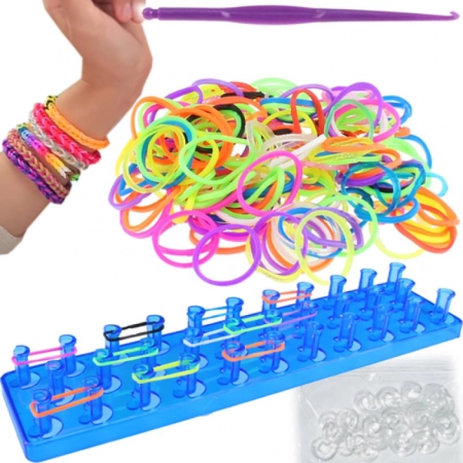 Loom sada s 200 barevnými gumičkami