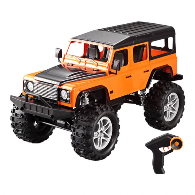 Dálkově ovládané auto Land Rover Defender 1:14 oranžové