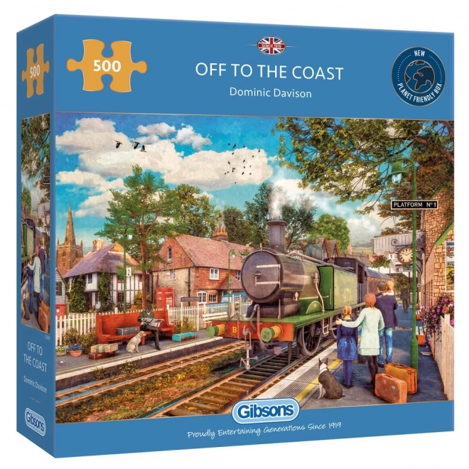 GIBSONS Puzzle Vzhůru na pobřeží 500 dílků