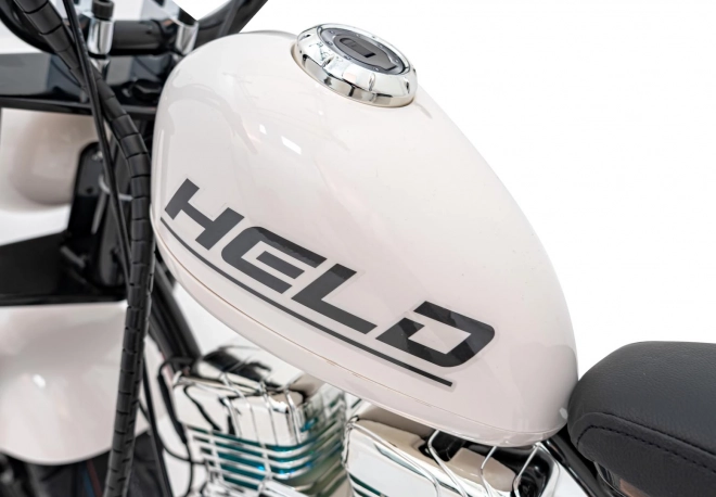 Motocykl Chopper Warrior White