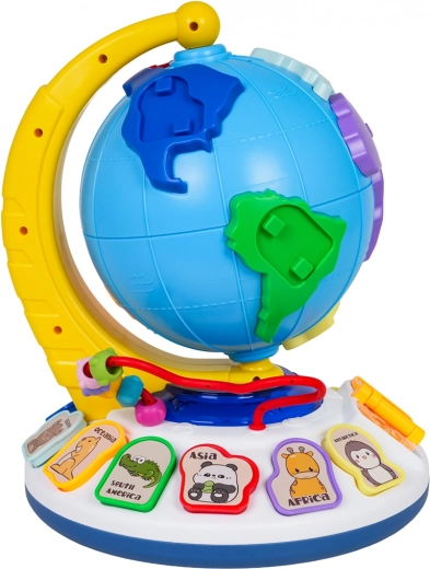 Otočný globus 360° a bohatá interakce