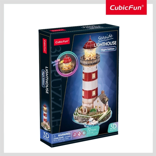 3D puzzle maják s LED osvětlením CUBICFUN Night Edition