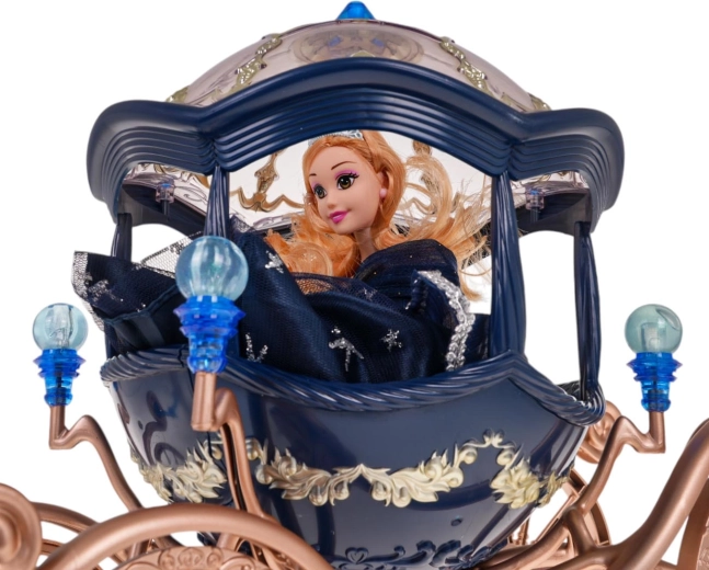 Blikající světla kočáru