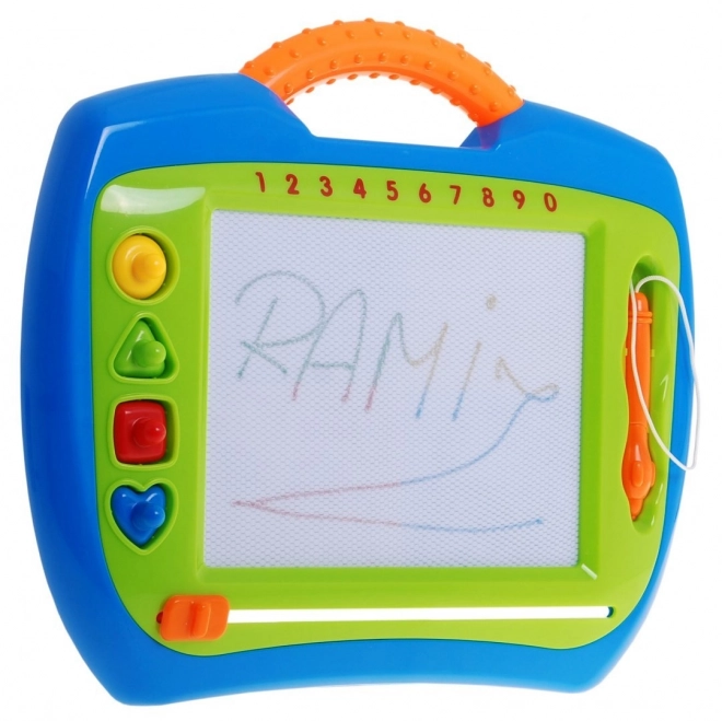 Happy Kids' Puzzle 3+ Kreativní hračka + stylus + 4 razítka + kresby ve 4 barvách