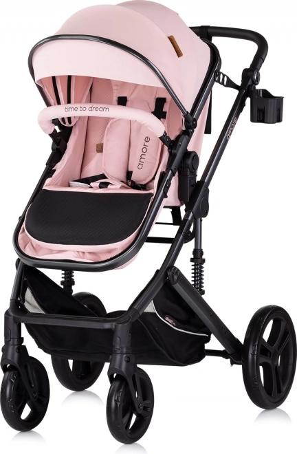 Kočárek kombinovaný Amore 2v1 Pink Marshmallow