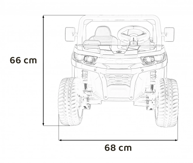 Auto pick-up pro děti s kiperem a dálkovým ovládáním