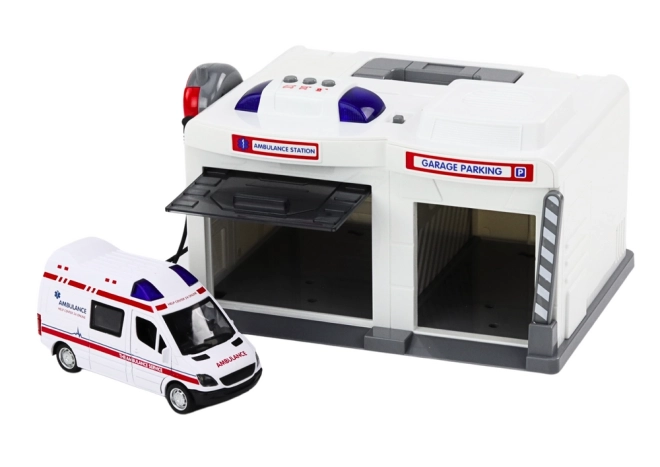 Základna záchranné služby Ambulance světla a zvuky