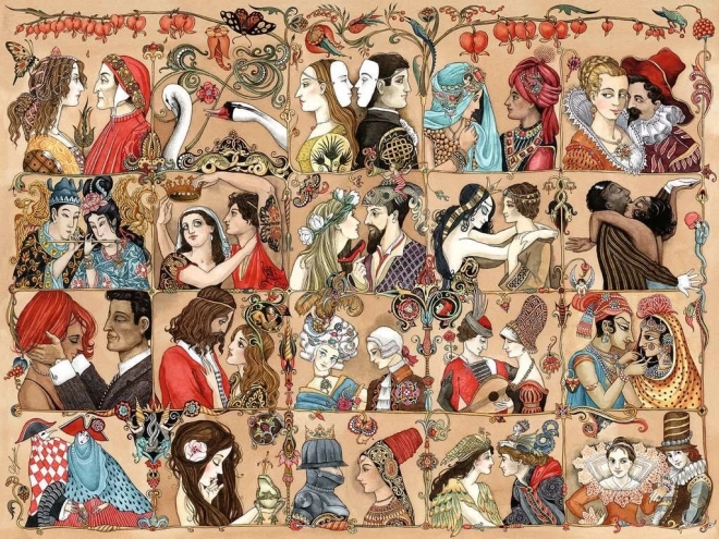 Puzzle 1500 prvků Historie lásky
