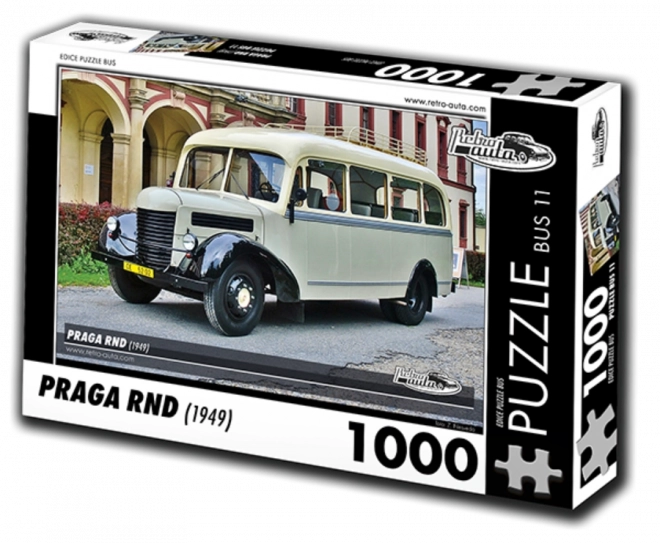 Retroauta puzzle Autobus Praga RND 1000 dílků