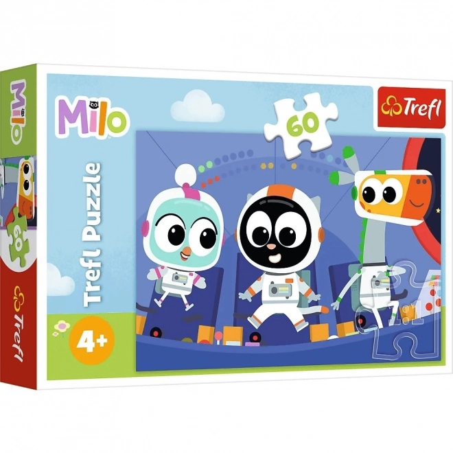 Puzzle 60 dílků Poznejte kocoura Milo
