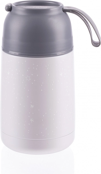 Nerezová termoska na jídlo se silikonovým držákem Stars 620 ml