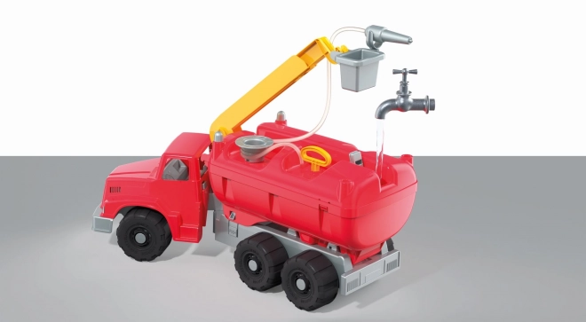 Androni Giant Trucks hasičské auto s plošinou a funkční stříkačkou