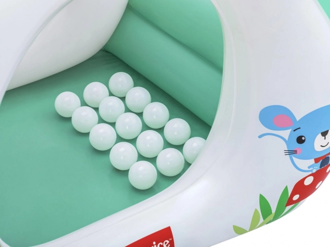Bestway dětský nafukovací bazének s míčky hříbek MUCHOMŮRKA Fisher Price