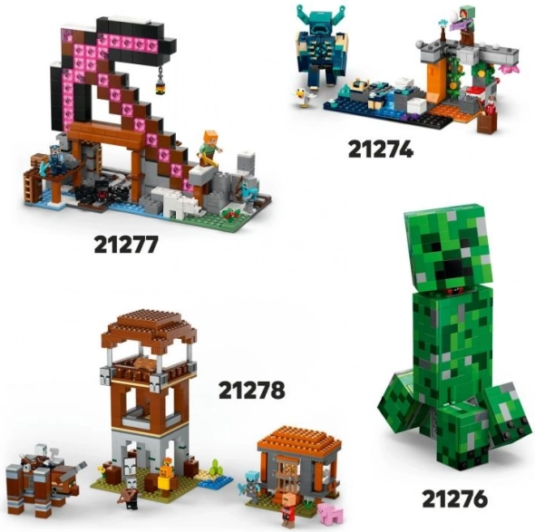 Stavebnice LEGO Minecraft Základna Plenitelů a Ničitel