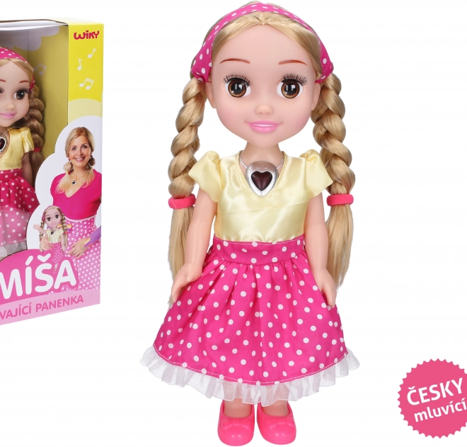 Zpívající panenka Míša Růžičková 33 cm - Český obal, TV reklama