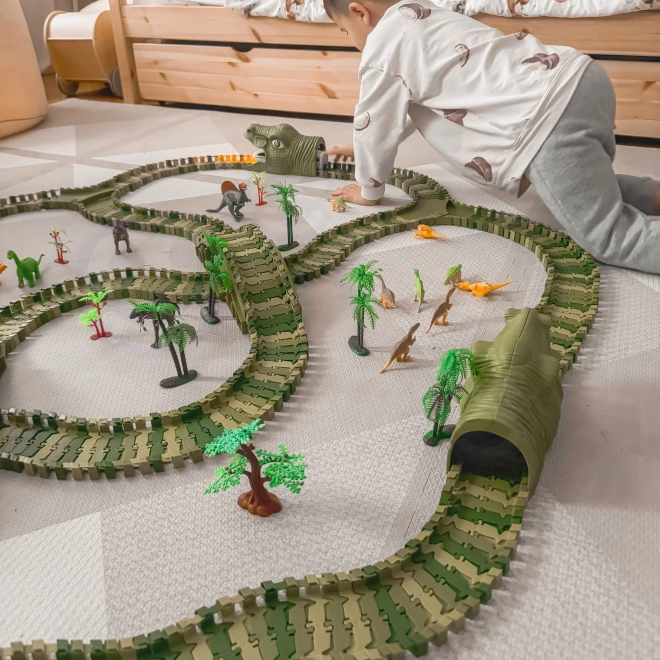 Dinosauří závodní dráha XXL 240 prvků