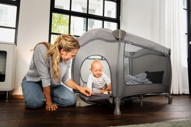 Hauck Cestovní postýlka Sleep n Play Go Plus grey ¨