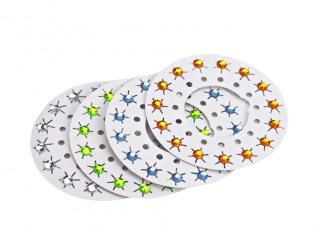 Sada strojků na pletení vlasů Glitter Diamonds