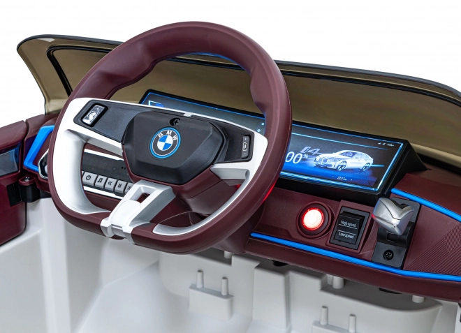 Dětské auto na baterii BMW i4 – Bílé
