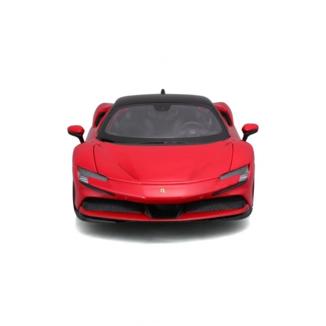 Kovový model Ferrari SF90 Stradale červený 1:18