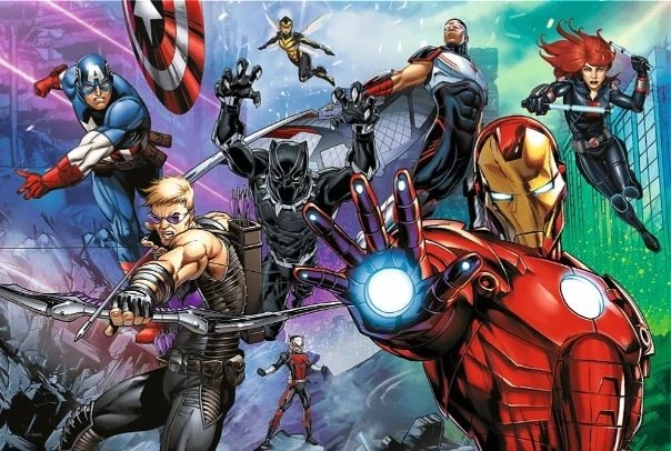 Puzzle 160 prvků Marvel Vždy připraveni hrdinové Avengers