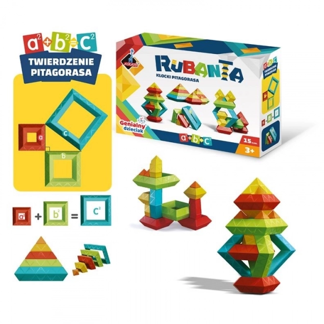 Rubantovy Pythagorovy bloky 15 kusů