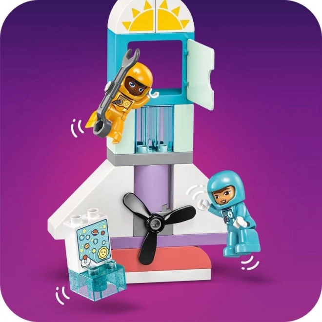 LEGO® DUPLO® 10422 Vesmírné dobrodružství s raketoplánem 3 v 1