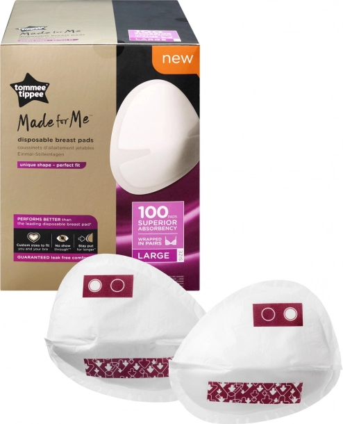Vložky do podprsenky pro kojení – ultra absorpční, vel. L, 100 ks