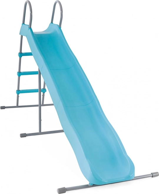 Dětská zahradní skluzavka 244 cm velká ocelová plastová