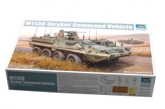 Plastikový model velitelského vozidla Stryker M1130 1/35