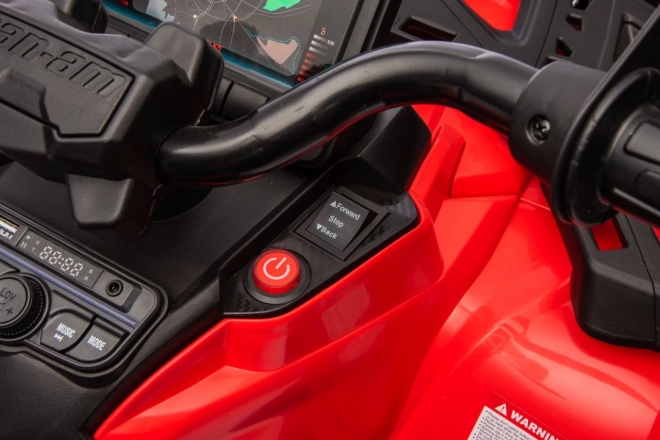 Dětský elektrický čtyřkolový vůz Can Am Outlander s pilotem