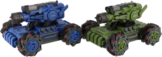Tanky vypouštějící páru se světlem na dálkové ovládání - 2 kusy