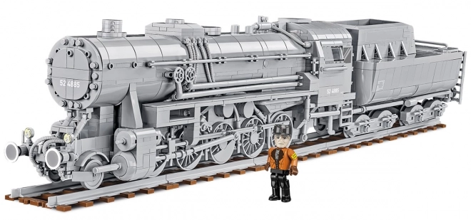 Cobi 6281 World War II 1:35 Parní lokomotiva Kriegslokomotive Baureihe 52 s tendrem