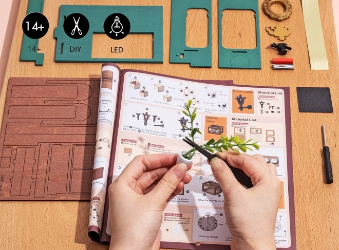 RoboTime miniatura domečku - Obchod s čajem