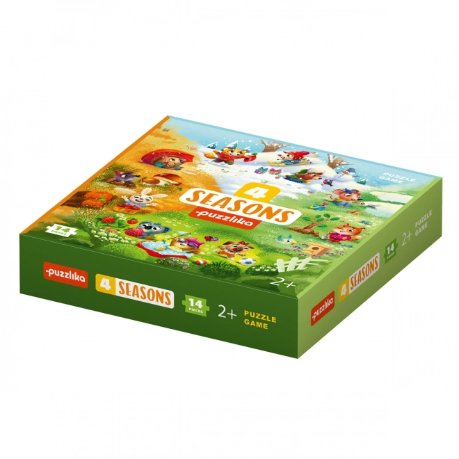Puzzlika Čtyři roční doby dětské naučné puzzle