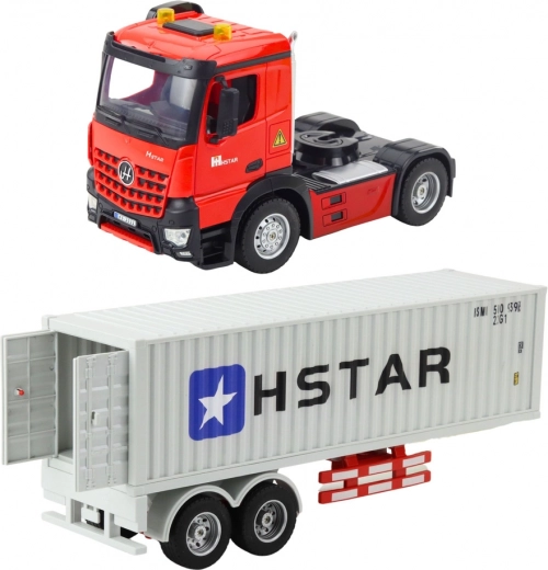 Realistická souprava s odpojitelným kontejnerem