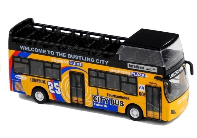 Turistický dvoupatrový autobus 1:32 Otevírání dveří Zelená barva