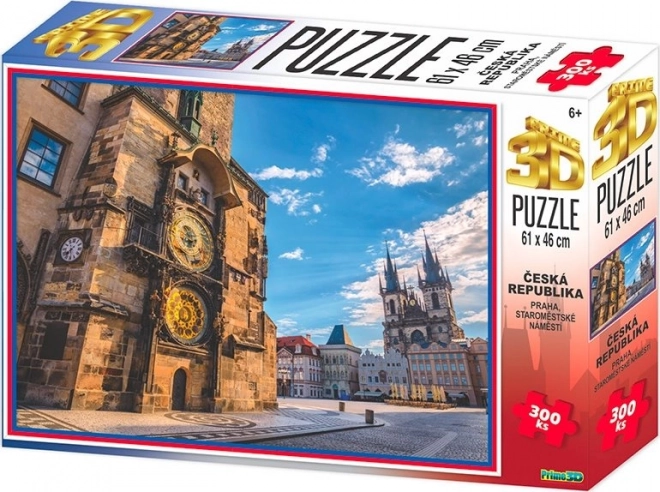 PRIME 3D Puzzle Staroměstské náměstí, Praha 3D 300 dílků