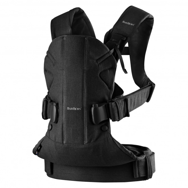Dětské nosítko BABYBJORN ONE, Béžová/Leopardí – Černá