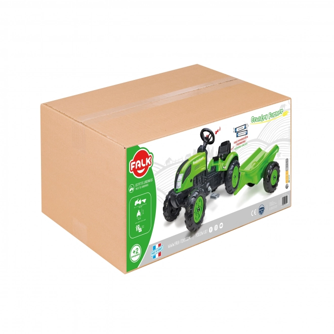 Traktor šlapací Country Farmer s valníkem