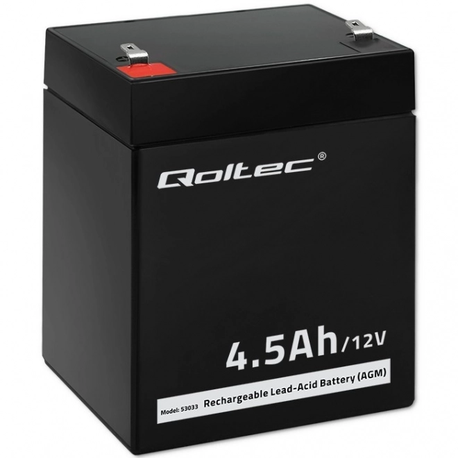 Akumulátor Qoltec AGM 12V 4.5Ah