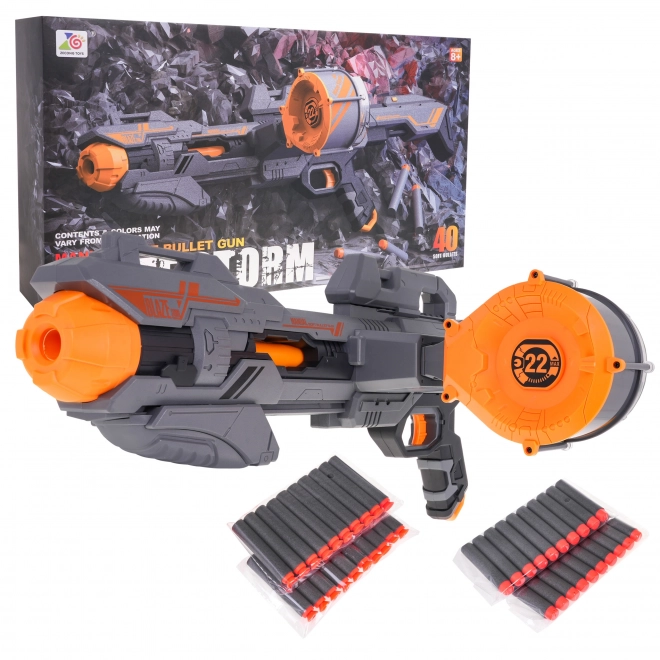 Mega Blaze Storm šedá puška