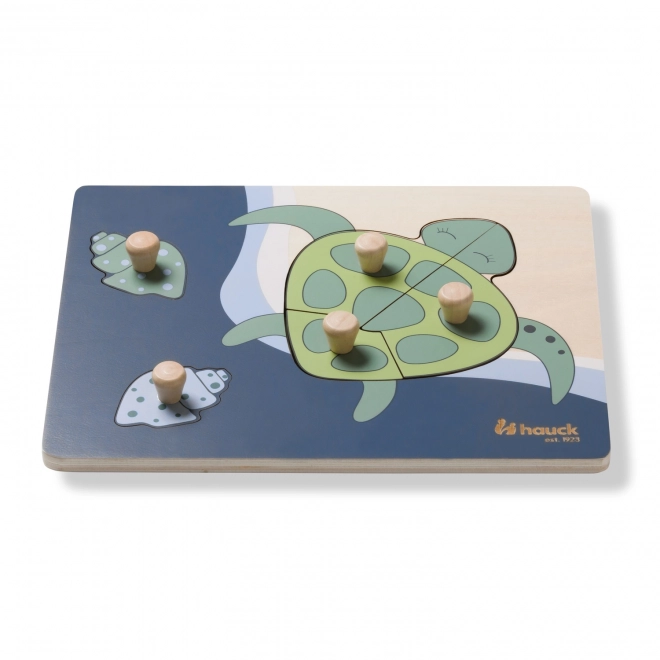 Dřevěné puzzle - Želva