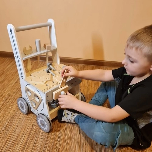 Dřevěná dílna 3v1 pro děti