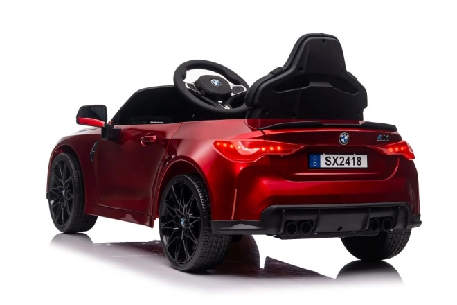 BMW M4 Red Battery Car