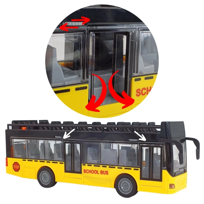 Autobus WOOPIE se světly a otevíracími dveřmi