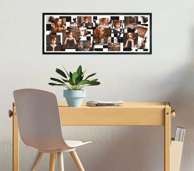 Panoramatické puzzle Dámský gambit 1000 dílků