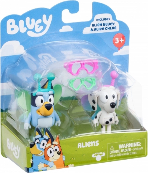 Figurky Bluey dvou- balení Baby Bluey a Chloe