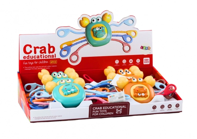 Interaktivní smyslový krab - vzdělávací kousátko pro děti